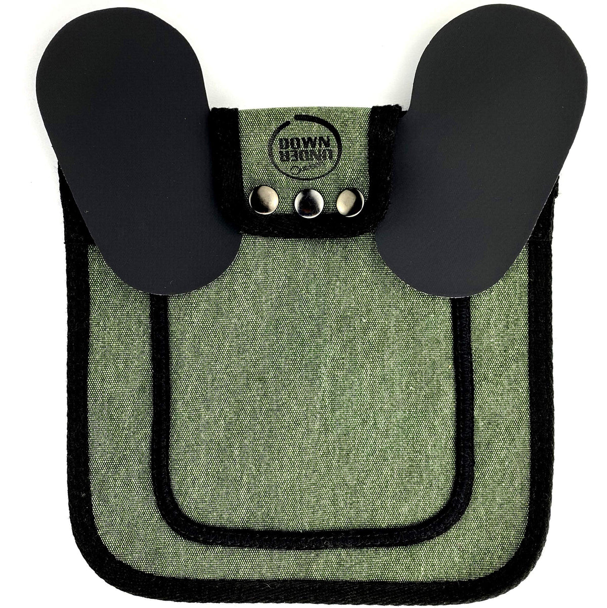 DOWN UNDER OUTDOORS chicken saddle with back protection and adjustable straps.