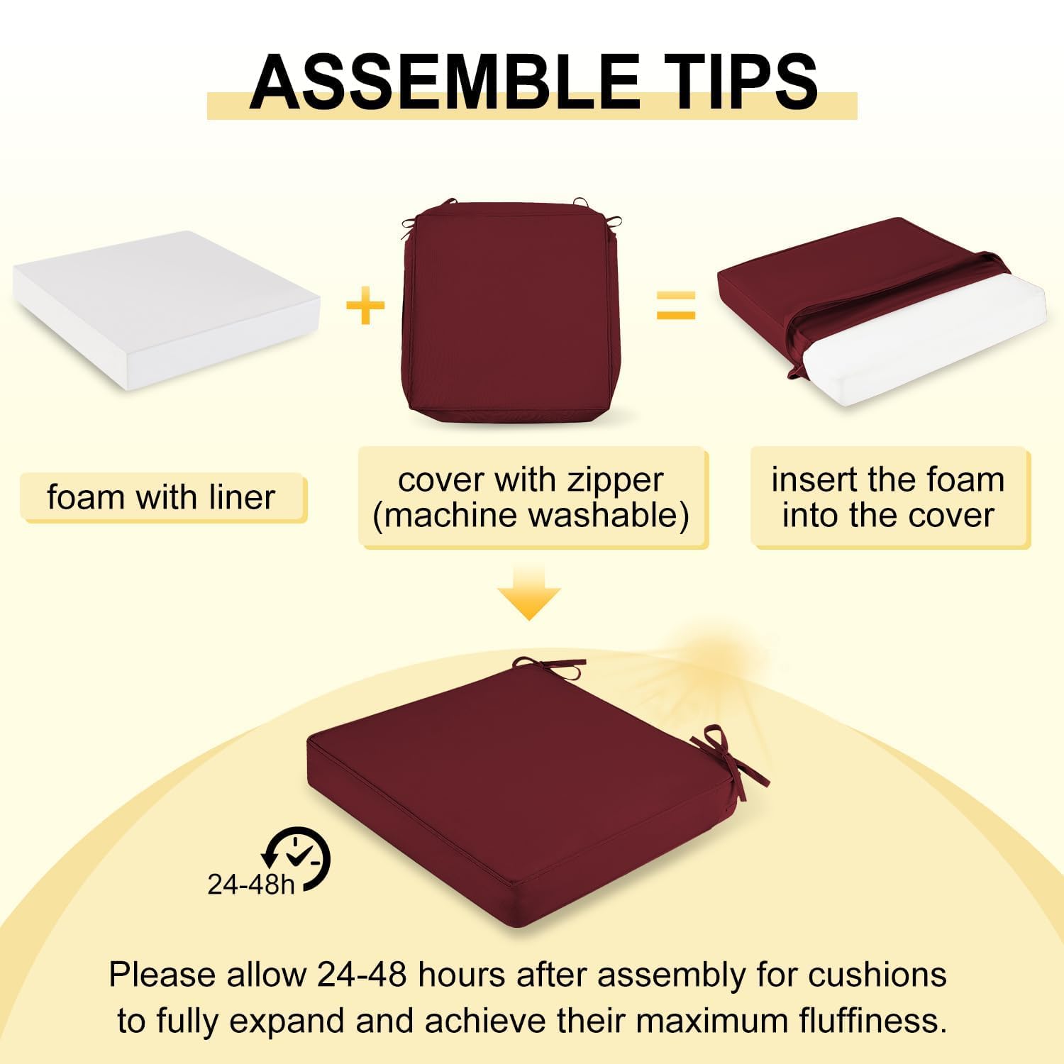 downluxe wipe-clean surface allows quick maintenance after outdoor sessions.