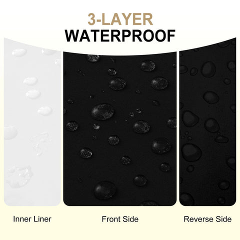Downluxe square outdoor cushion cover with removable zipper for easy cleaning.