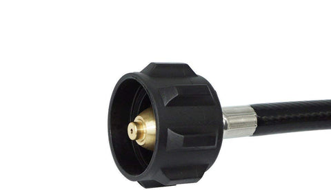DOZYANT 1lb to 20lb converter supports larger tanks.