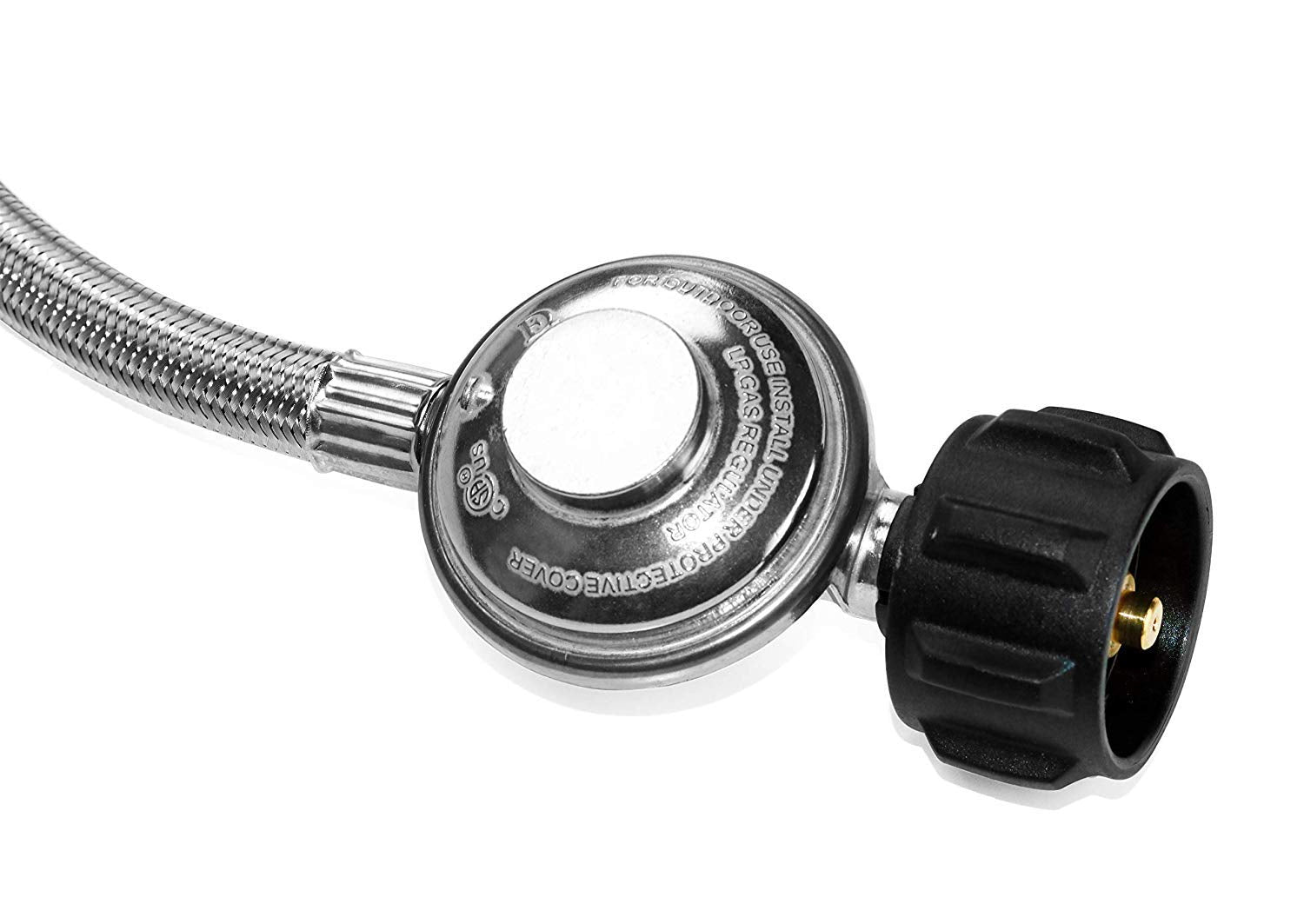DOZYANT 38-inch female flare hose end for compatible grills.