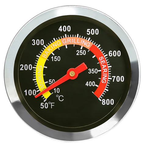 DOZYANT barbecue thermometer face shows quick temperature readout for precise grilling.