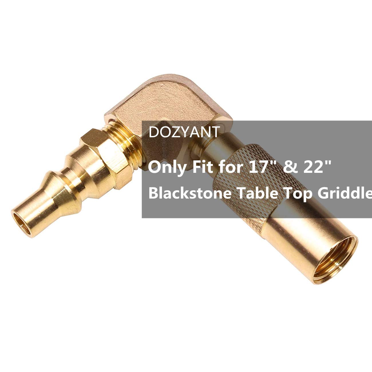 DOZYANT Blackstone 17/22 tabletop griddle adapter for on-the-go cooking.