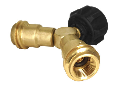 DOZYANT solid brass construction highlights durability for long-lasting propane splitting.