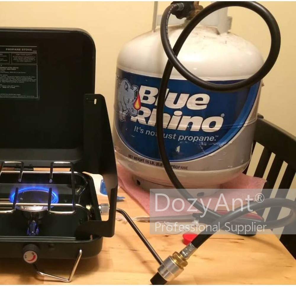 DOZYANT adapter ideal for camping and tailgating with bigger tanks.