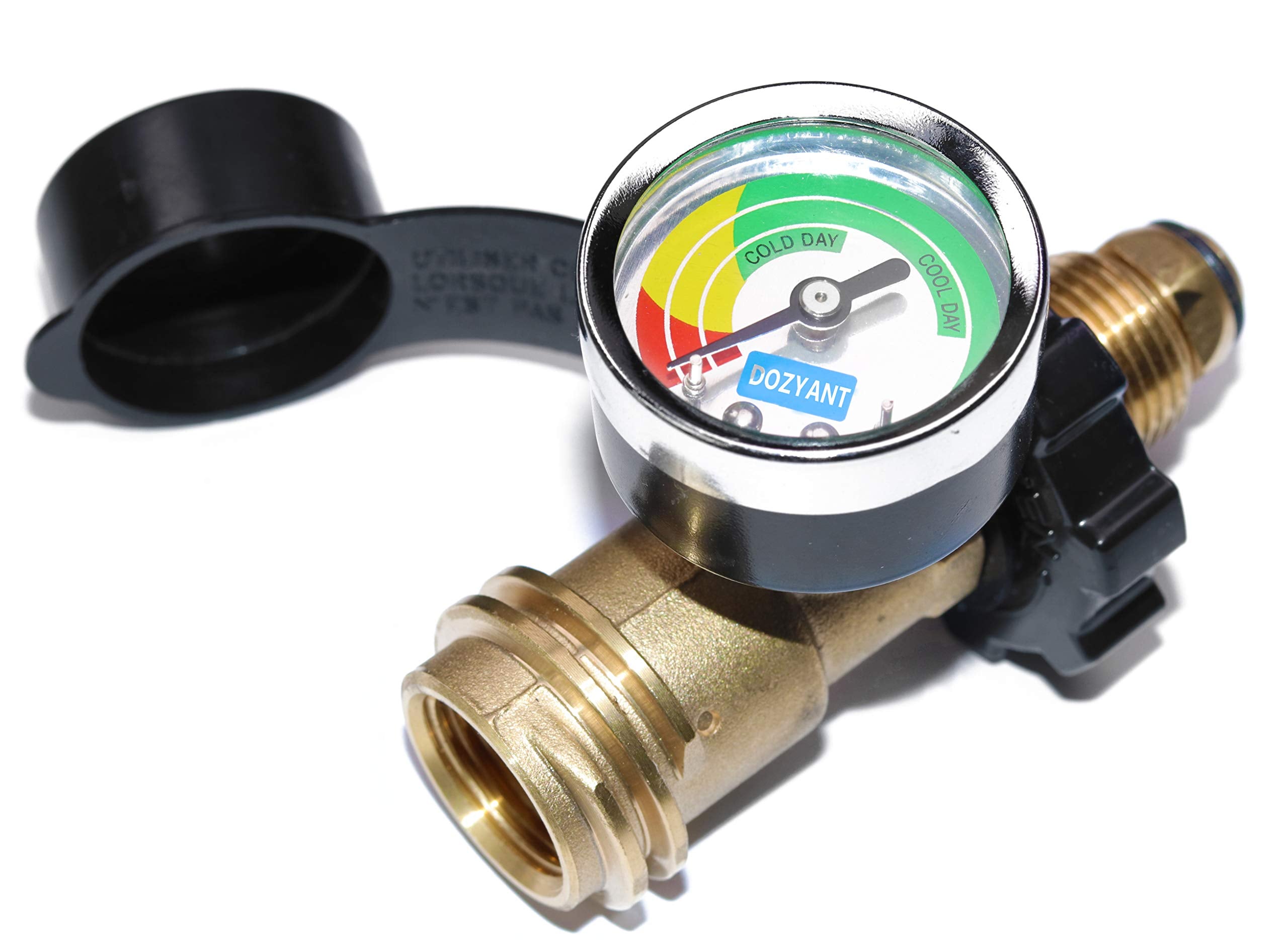 DOZYANT color-coded dial provides quick status checks on fuel level