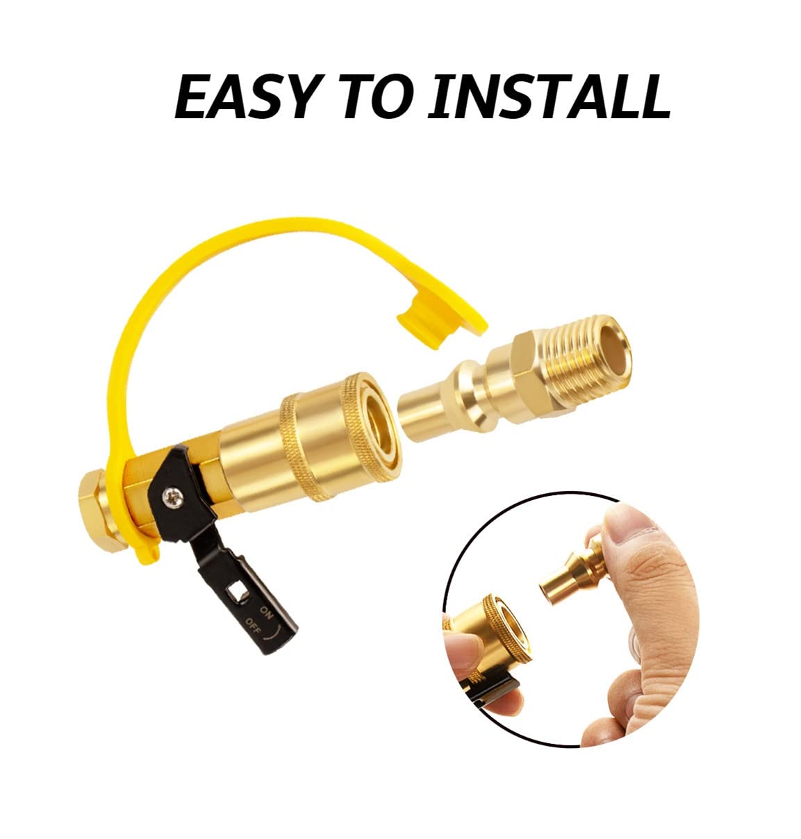 DozyAnt easy-install brass body shown for quick setup