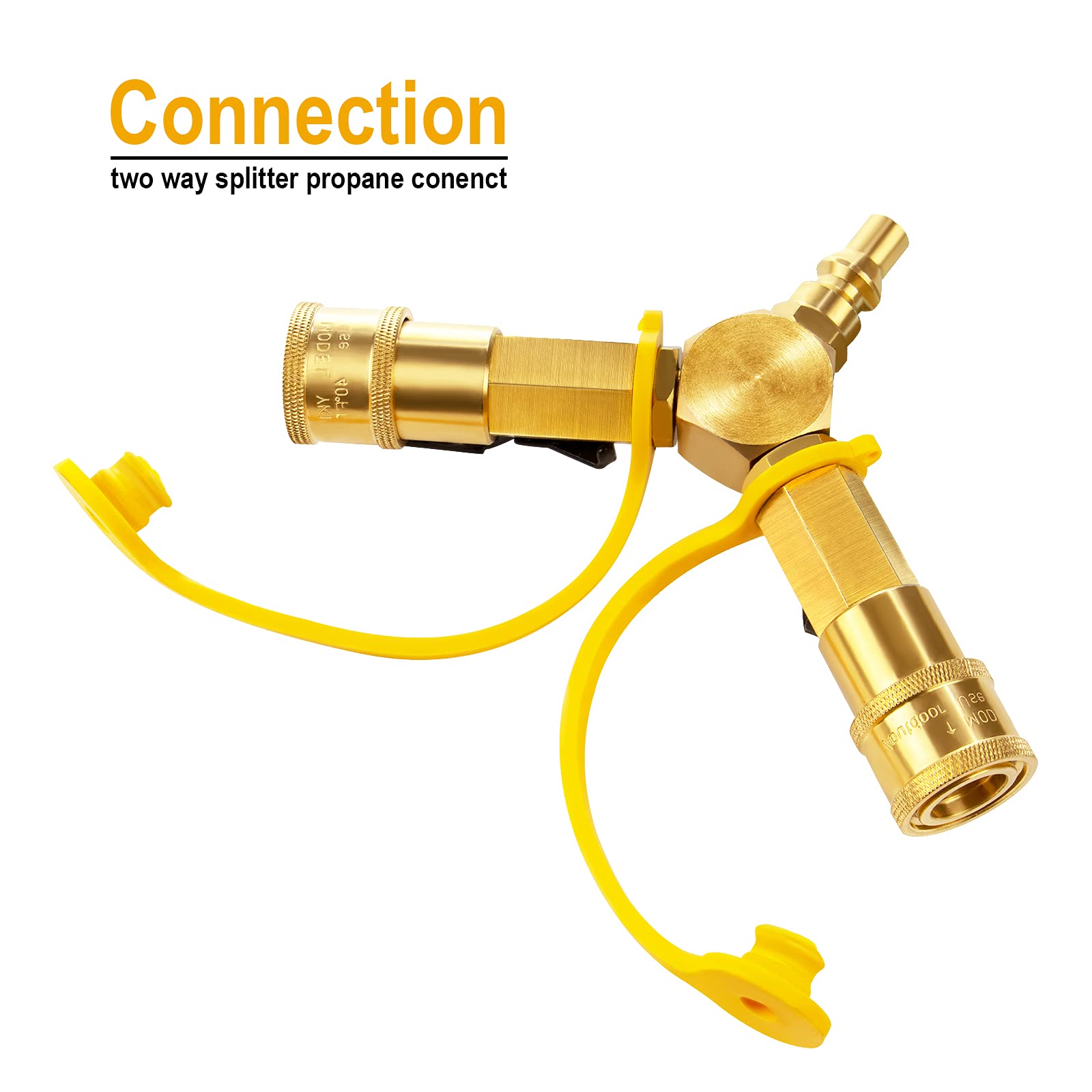 DOZYANT easy installation with no tools required for RV propane hookups