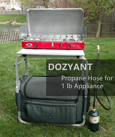 DOZYANT gas appliance connection provides secure, easy-to-install propane links.