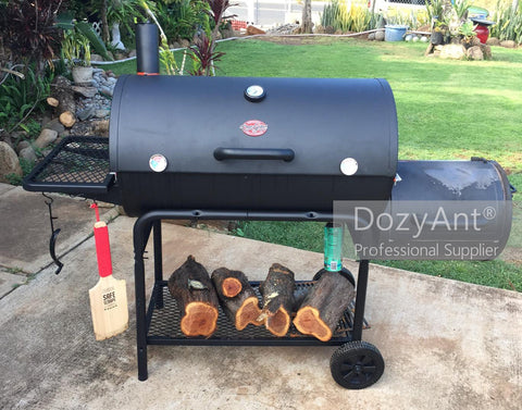 DOZYANT grill thermometer mounted outside provides durable temp monitoring