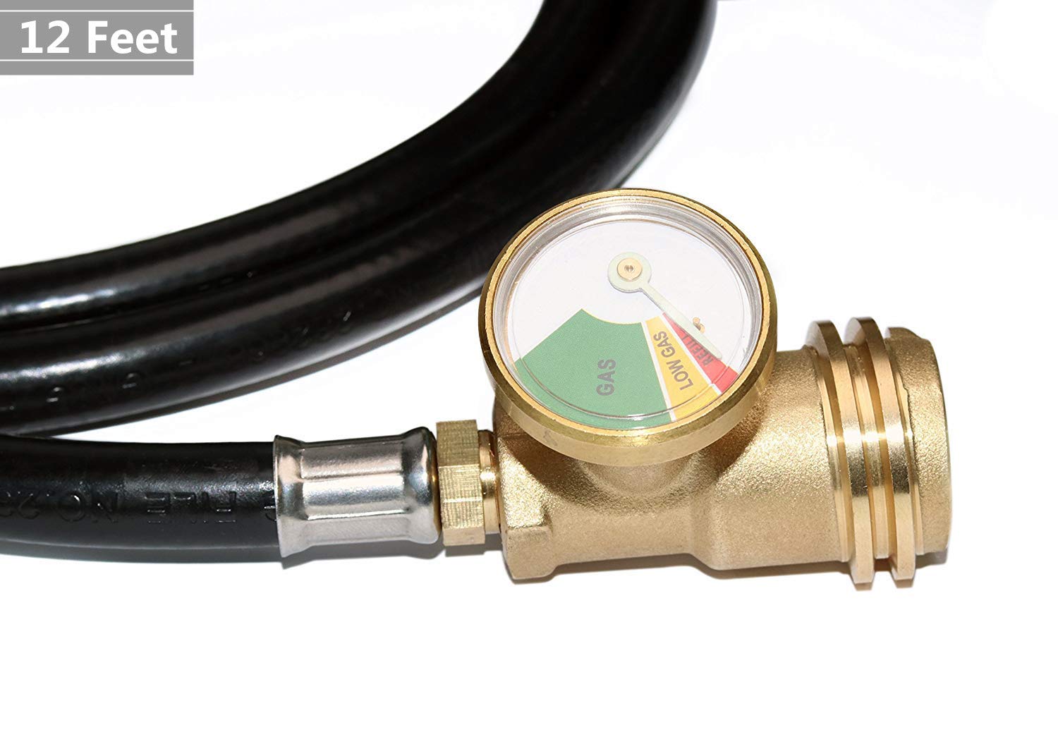 DOZYANT hose with built-in leak detector enhances safety during grilling.