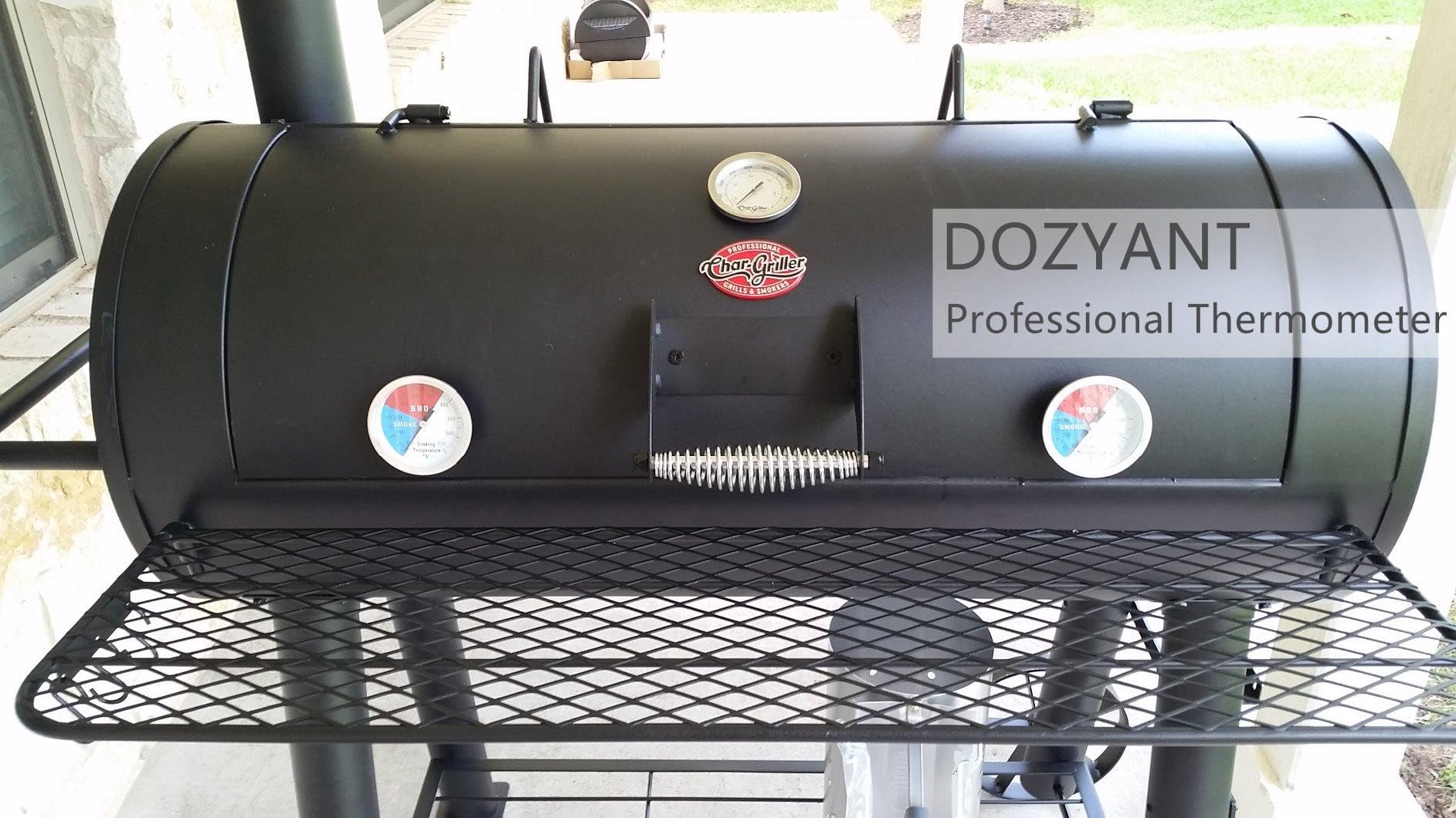 Dozyant outer-mount design installs on outdoor grills for easy setup