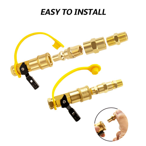 DOZYANT propane hose connection kit for RV or trailer outdoor cooking