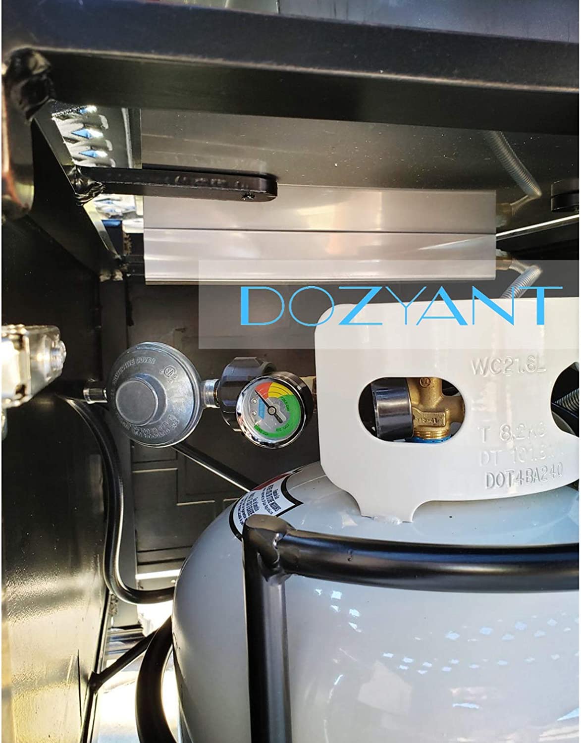 DOZYANT gauge enables safe connections and leak checks