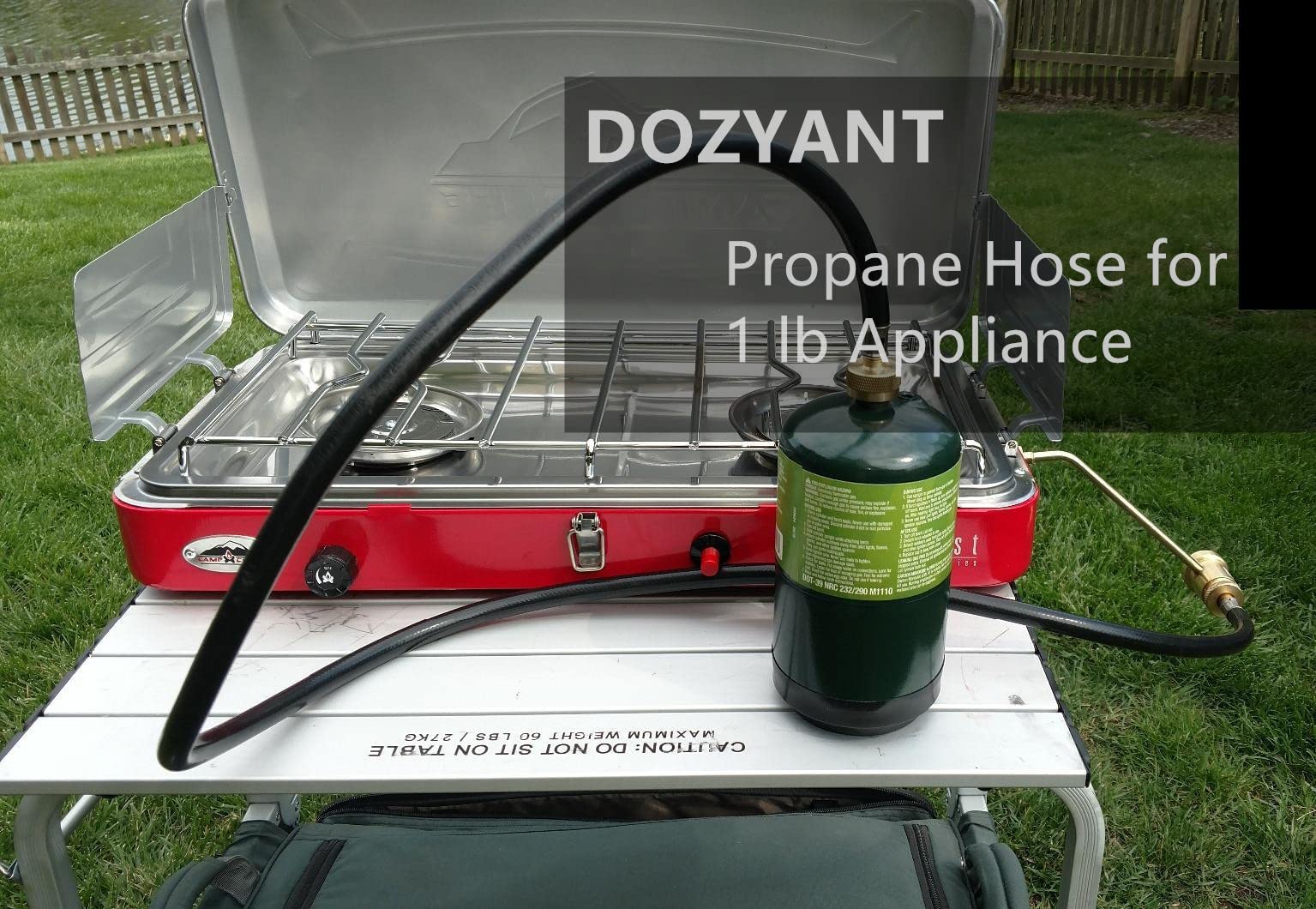 DOZYANT T-and-Y propane connector supports flexible gas distribution for grills and heaters.