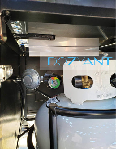 DOZYANT universal compatibility supports multiple propane appliances for flexible setups.