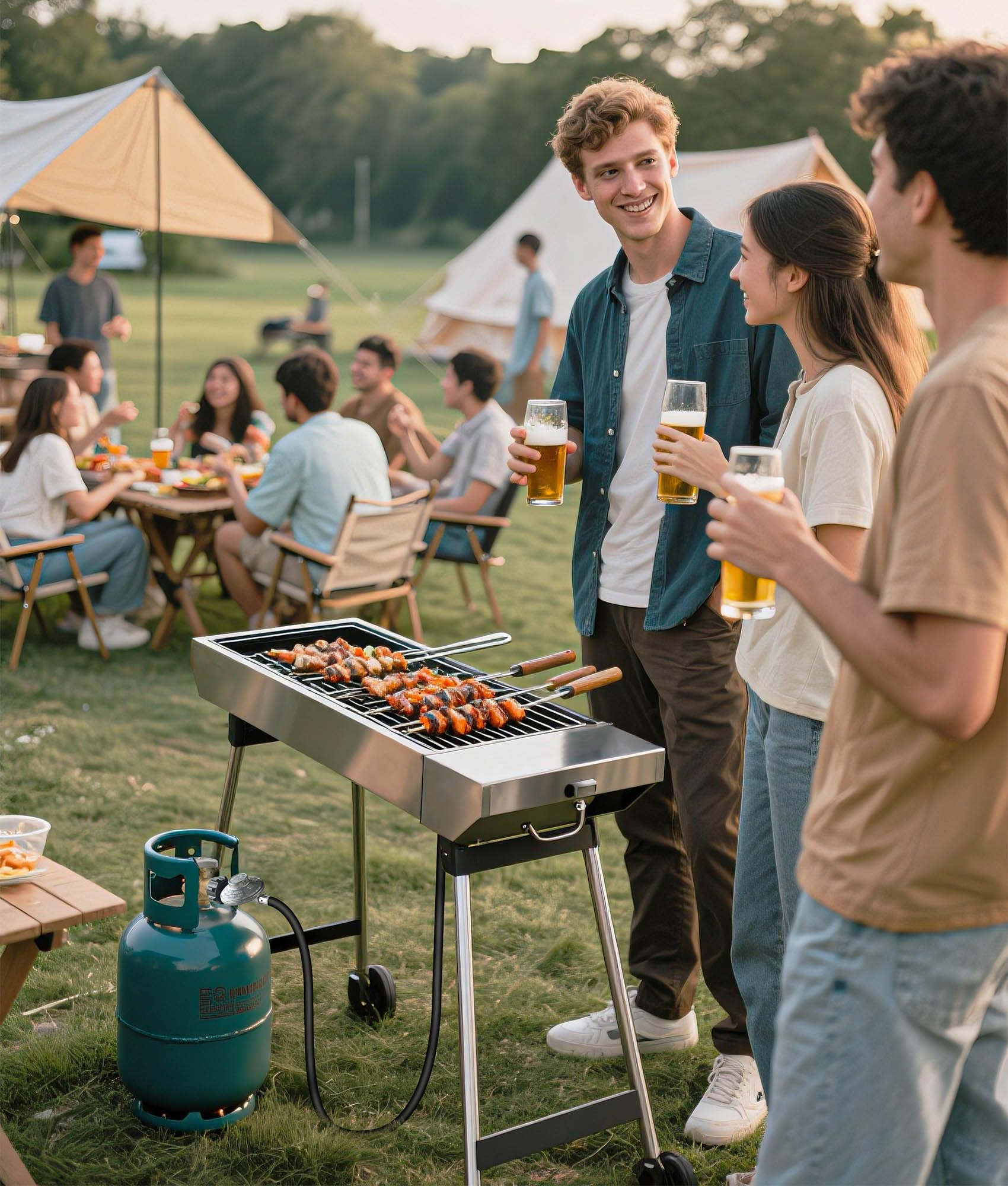 Versatile use for grills, heaters, fire pits, generators, lanterns, and other low-pressure appliances.