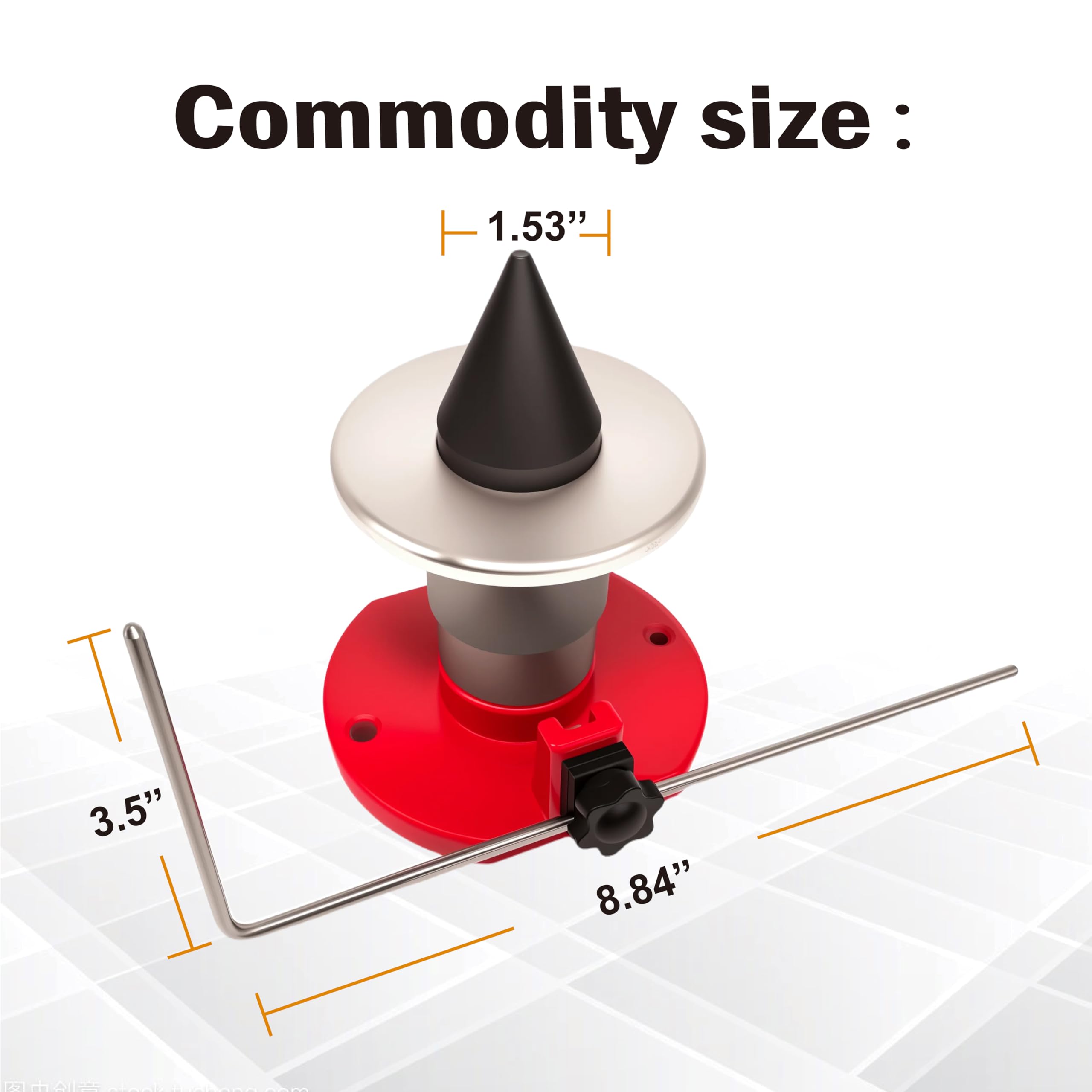 DPHXF 360-degree rotation space ensures blades clear during use