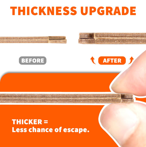 DPOD glue mouse traps indoor pack6 close-up adhesive shows durable long-lasting stickiness.