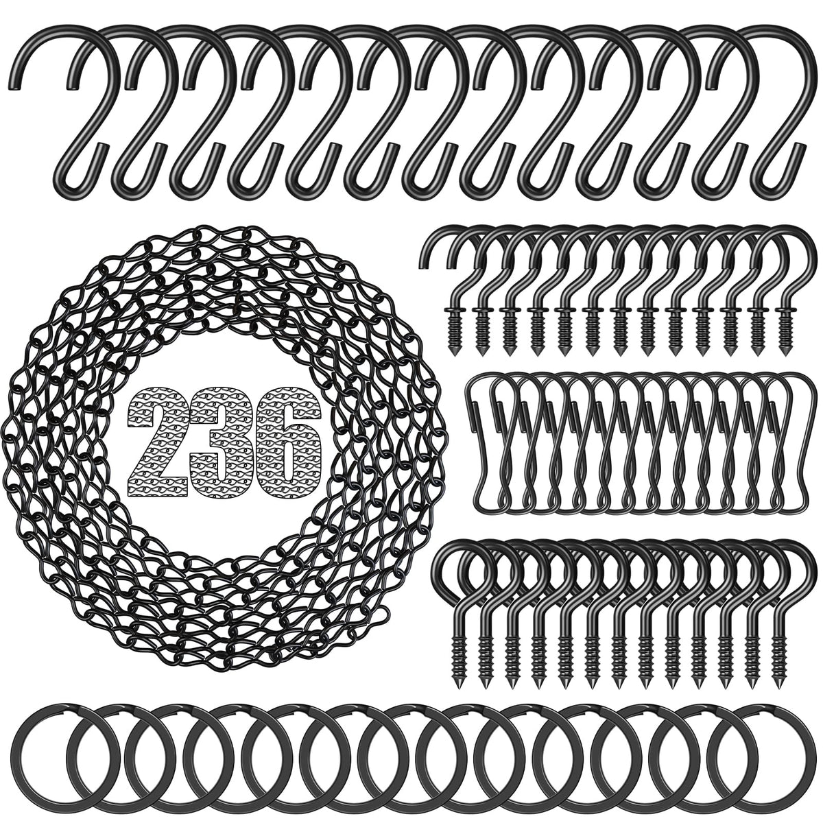 Dpyrrhic 236 inch hanging chain shows extended length for versatile suspensions