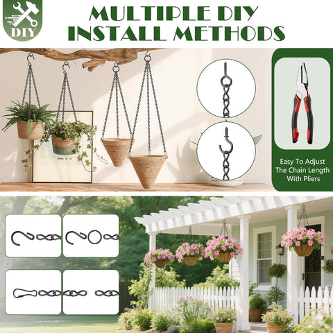 Dpyrrhic adjustable hanging chain simplifies installation and length customization