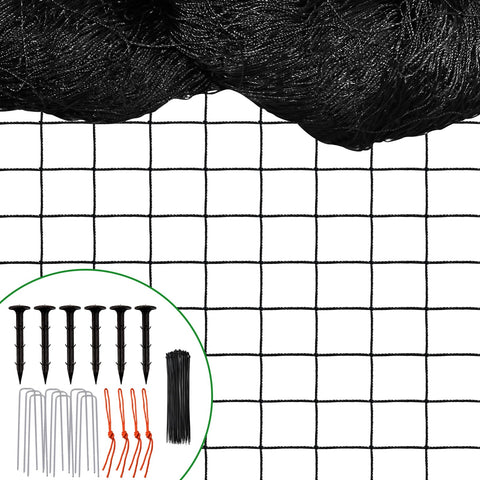 DQS Bird Net 50x50 garden netting protects crops with UV resistant mesh for durable use