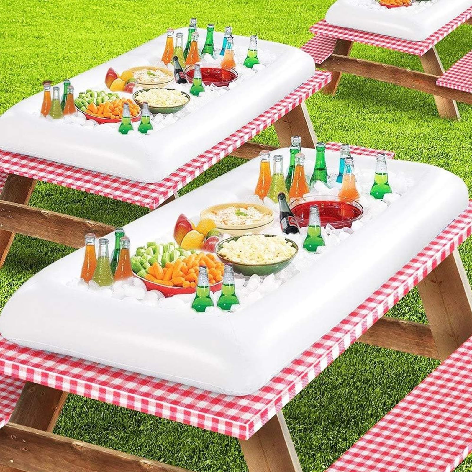 DR.DUDU inflatable serving bar set includes three units for events