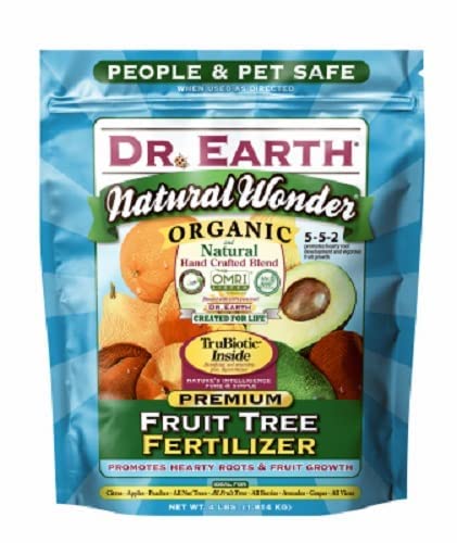 Dr. Earth 5-5-2 granules provide multi-season feeding across 60 sq ft