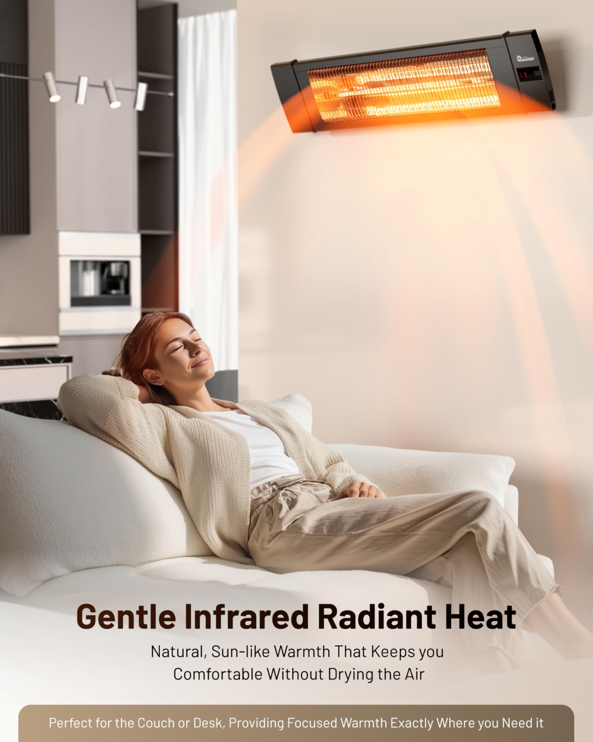 DR. INFRARED HEATER anodized aluminum body built for durability