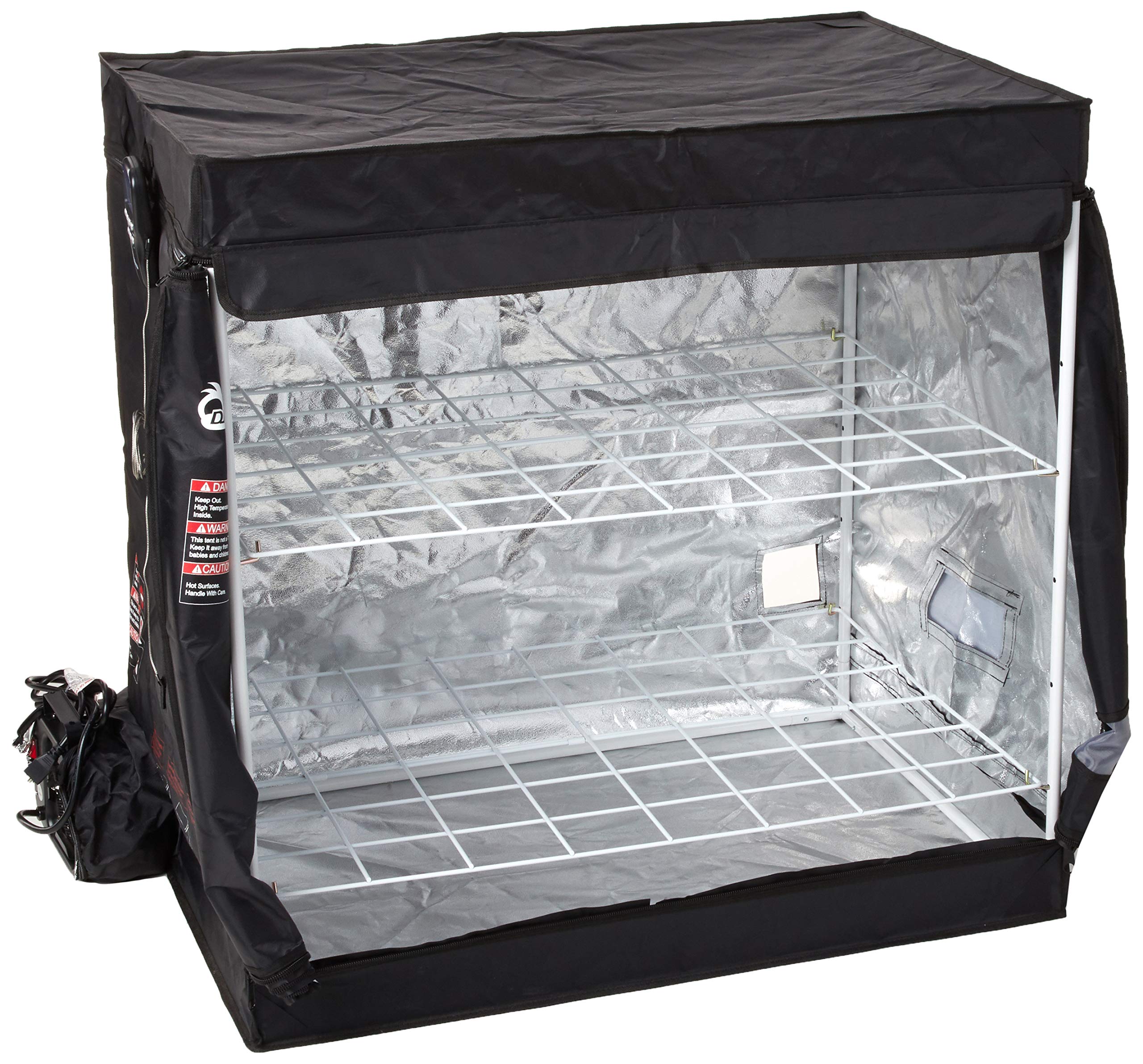 DR. Infrared Heater DR-122 heat chamber delivers quick, even warming for items.