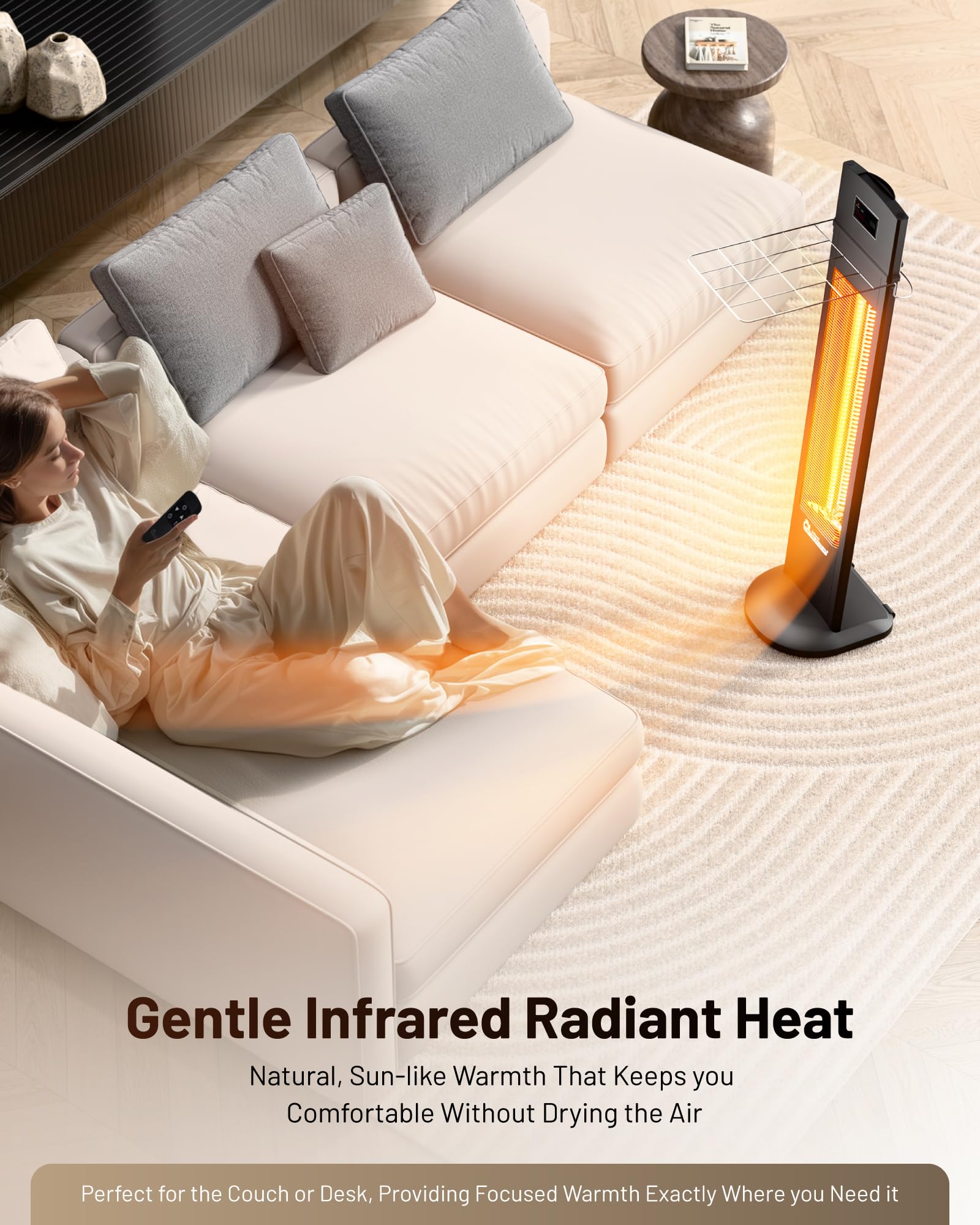 DR. INFRARED HEATER DR-298 ceiling mount for overhead warmth coverage.