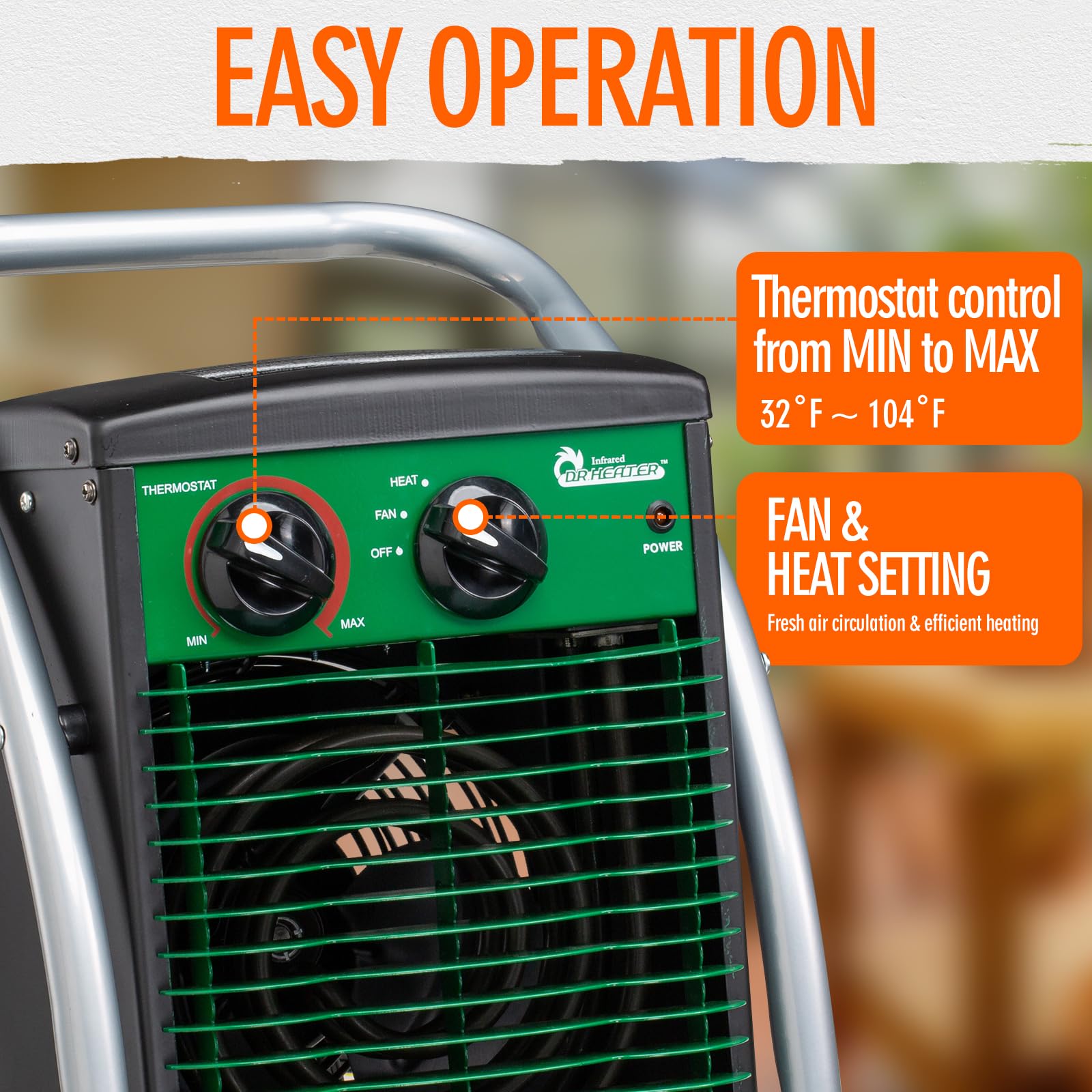 Precision temperature sensor enables stable climate with energy-conscious operation.