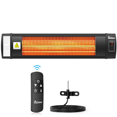 DR. INFRARED HEATER with IPX5 rating for indoor and outdoor use, ideal for greenhouse spaces