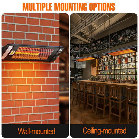 DR. INFRARED HEATER includes remote control for easy operation from across the room