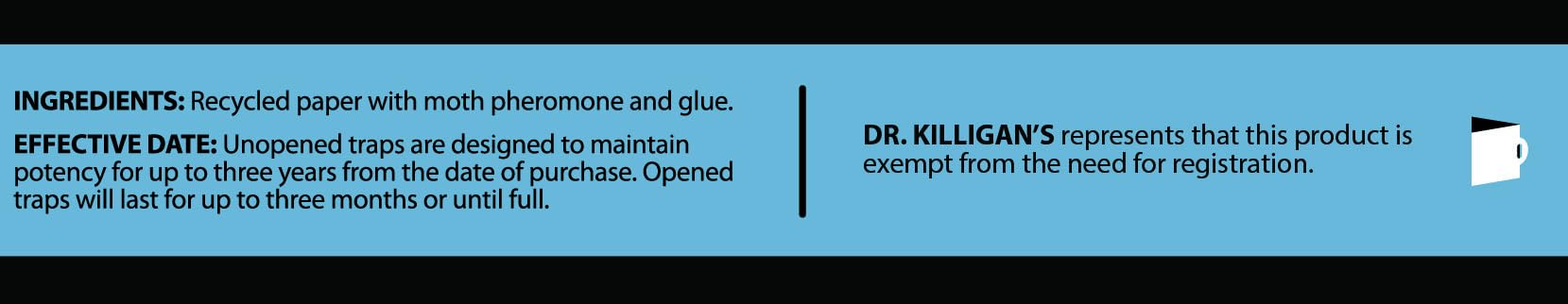 Dr. Killigan's design option 6-pack ready for display in a shop or pantry