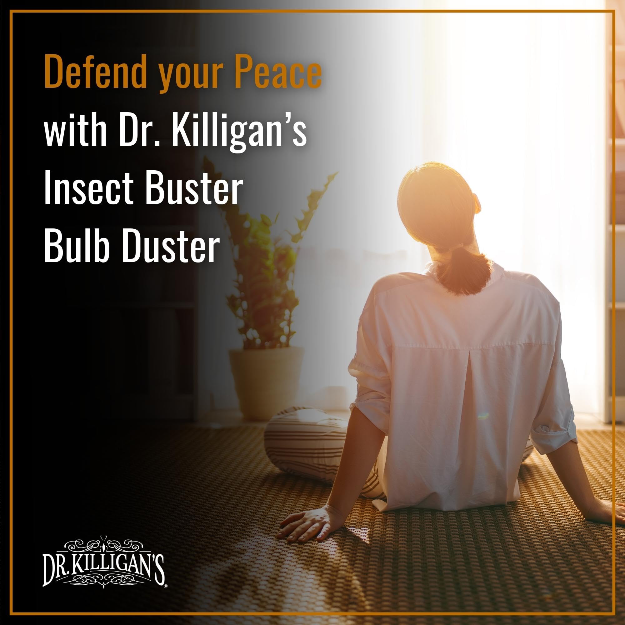 Dr Killigans Insect Buster vinyl tube reaches around corners.