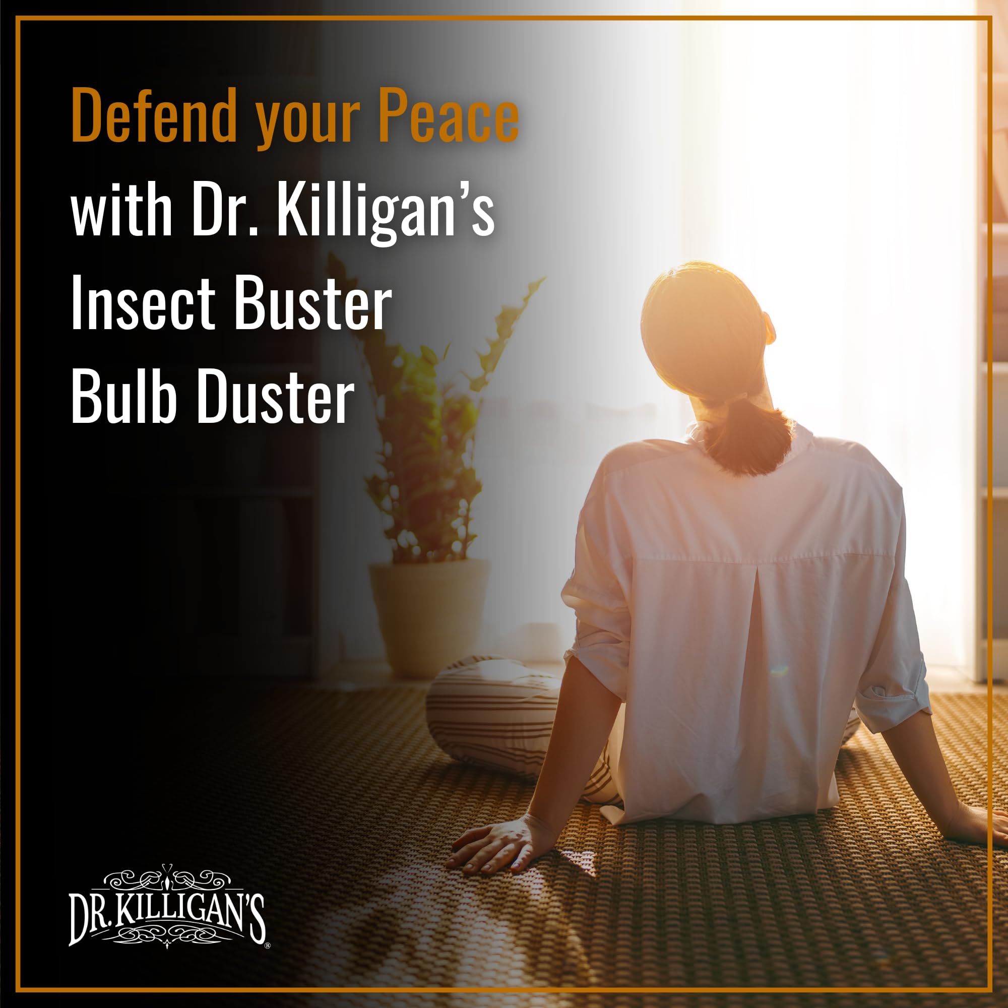 Dr. Killigan's Insect Buster clear tube helps reach hidden corners