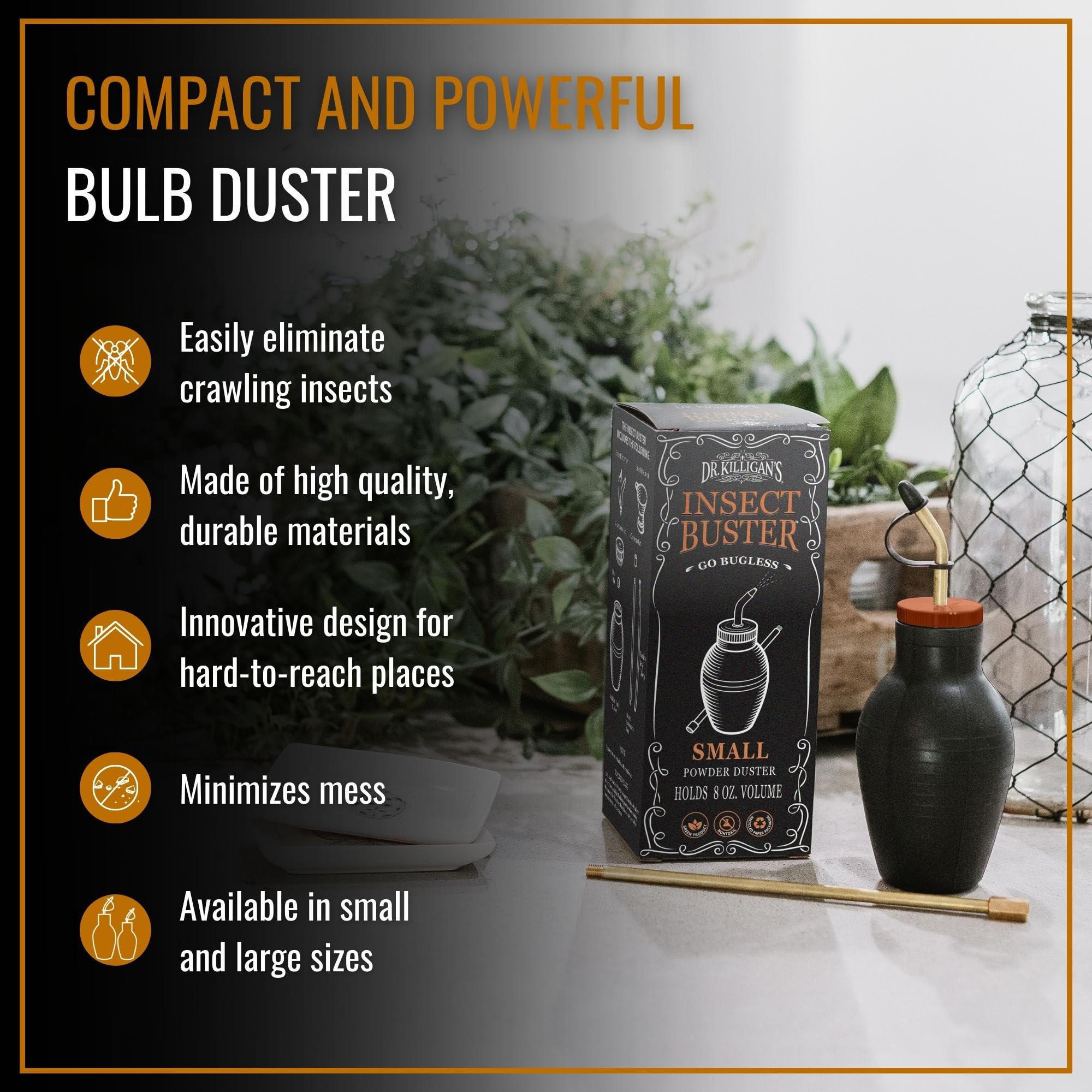 Dr Killigans Insect Buster nozzle detail enabling smooth dispensing.