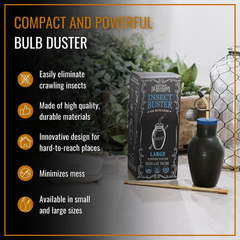 Dr. Killigan's Insect Buster small bulb duster for precision work in tight spaces