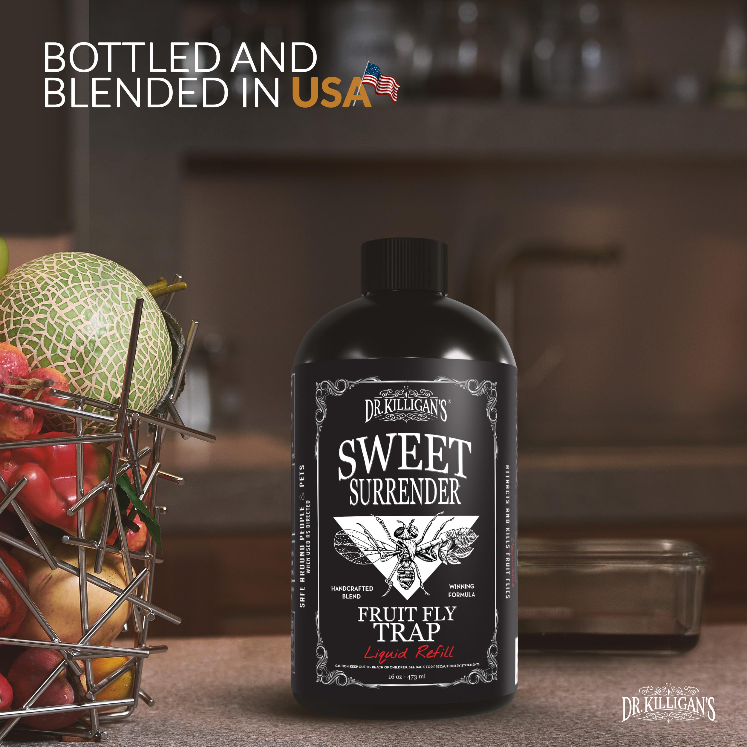 Made in the USA label for domestic production.