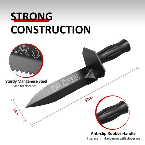 DR.ÖTEK compact design fits in a toolshed or backpack