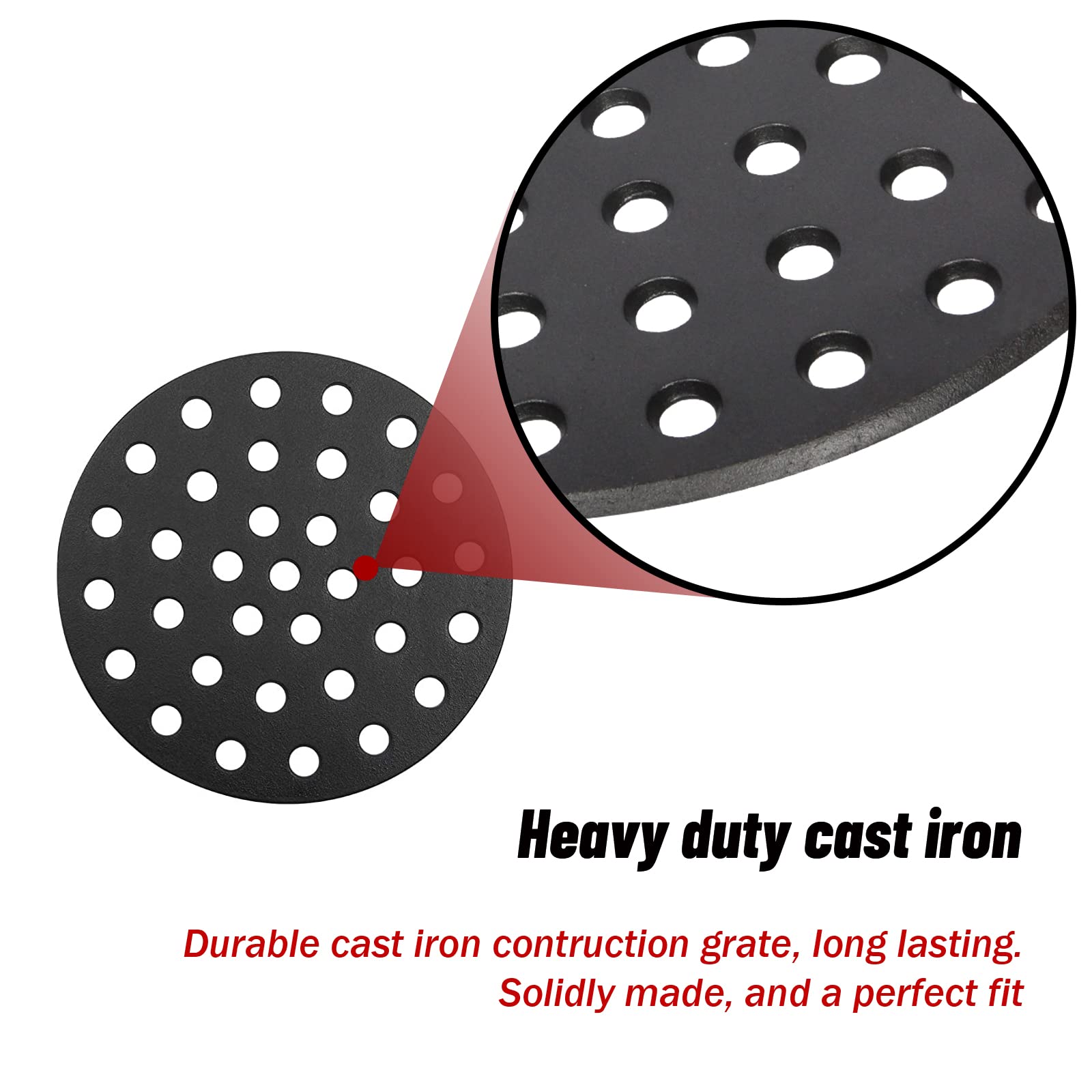 Dracarys cast iron durability promises long-lasting performance for frequent grilling