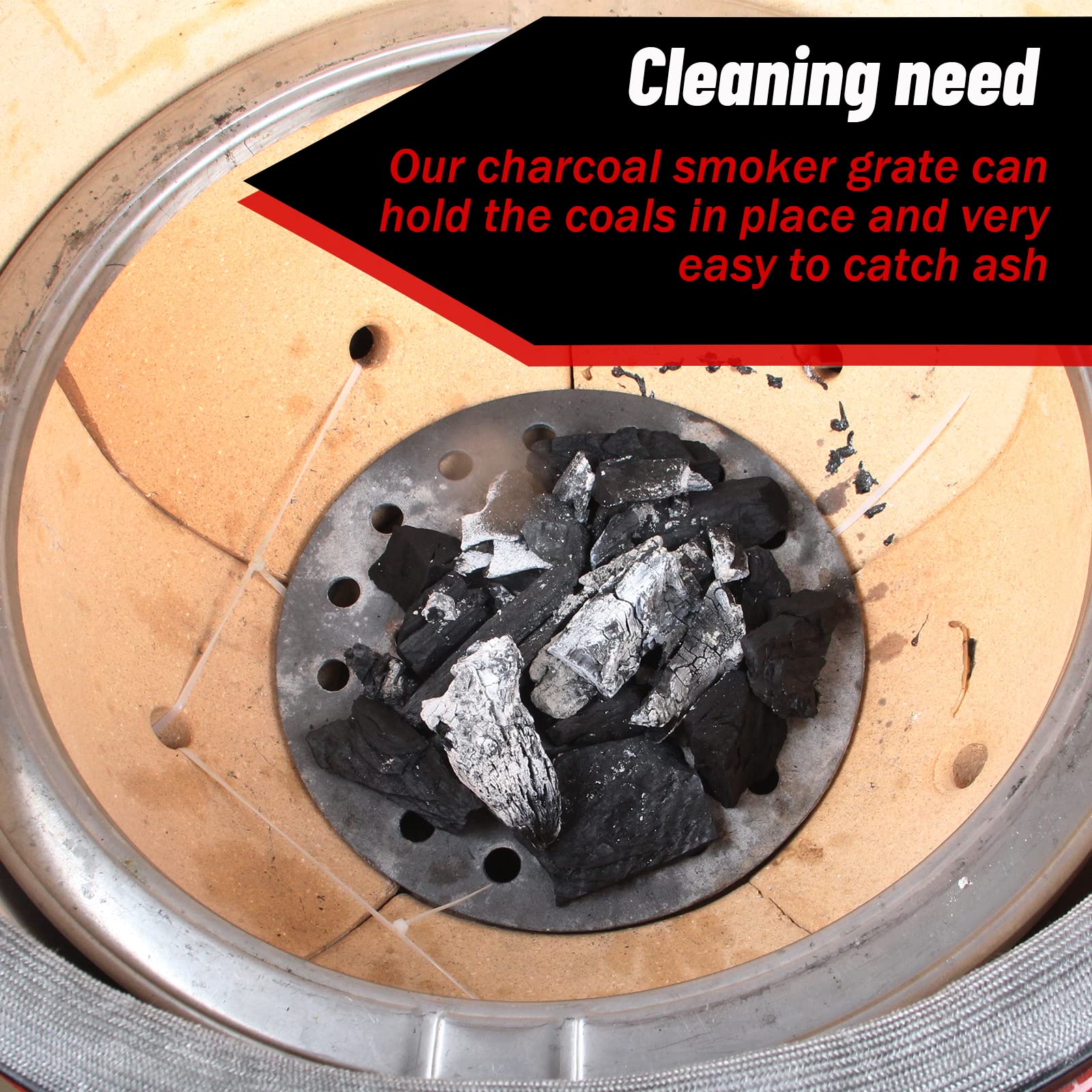 Dracarys heat-control benefits for high-heat searing and efficient charcoal use