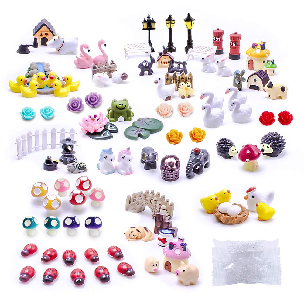 Dracarys fairy garden accessories set for colorful, imaginative outdoor scenes.