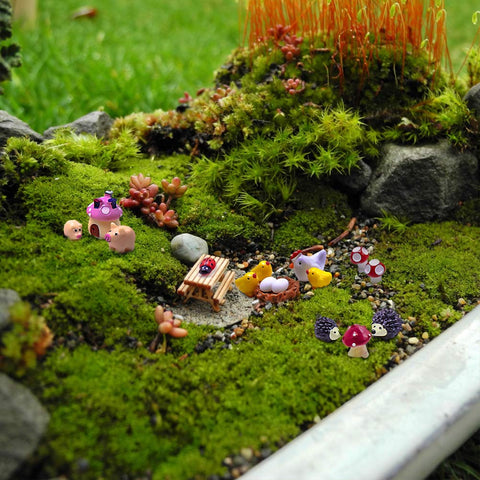 Dracarys mini resin animals add charm to any miniature landscape.