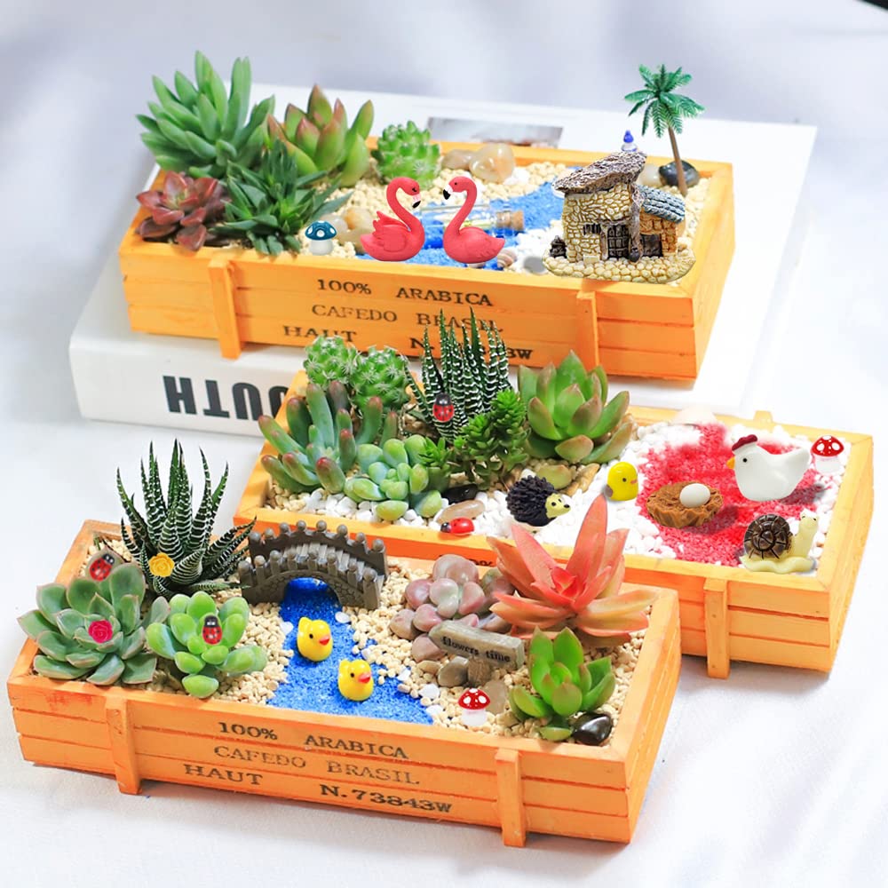 Dracarys miniature figures for DIY fairy gardens inspire imaginative scenes.