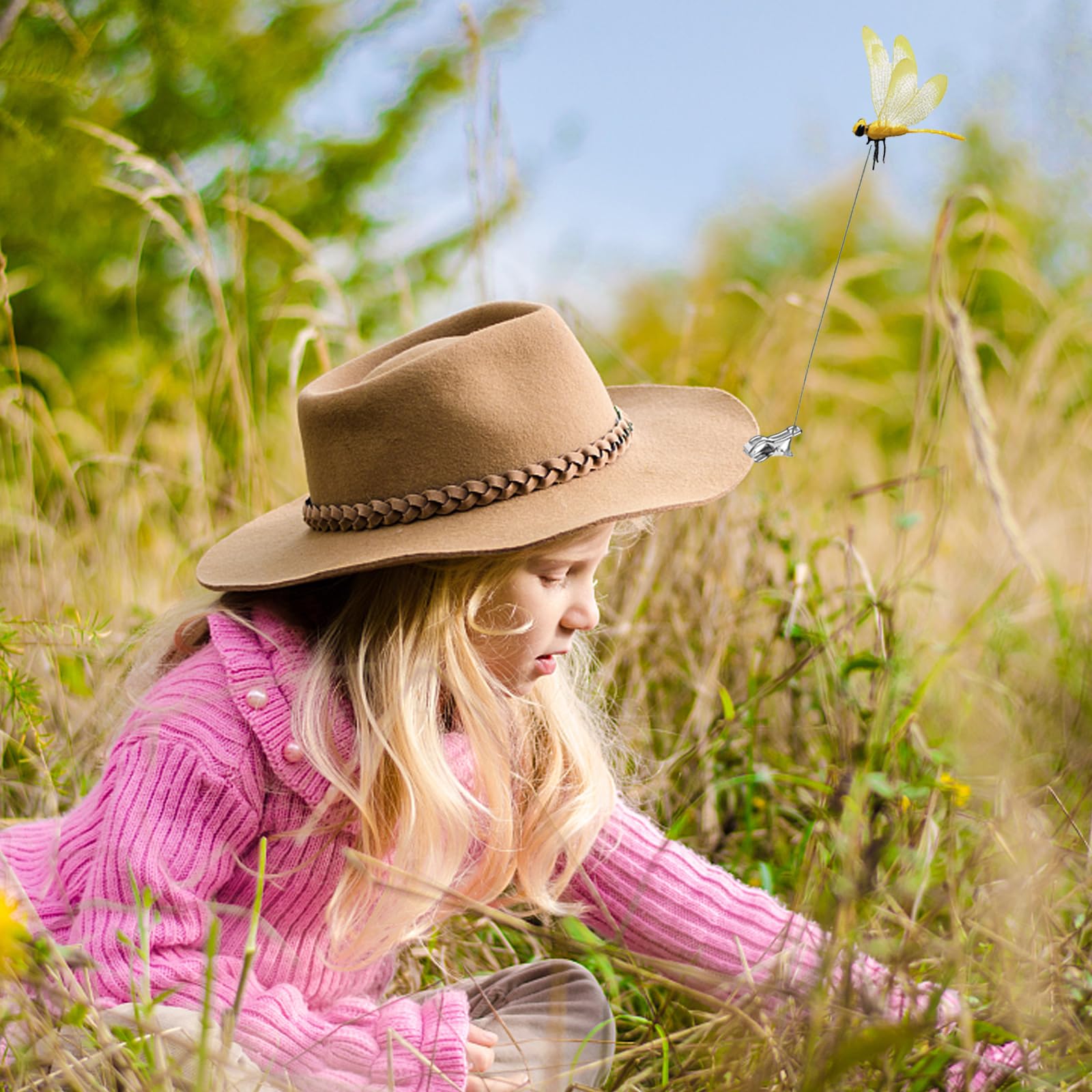 Draduo stainless steel dragonfly clip delivers durable hat or apparel accents.
