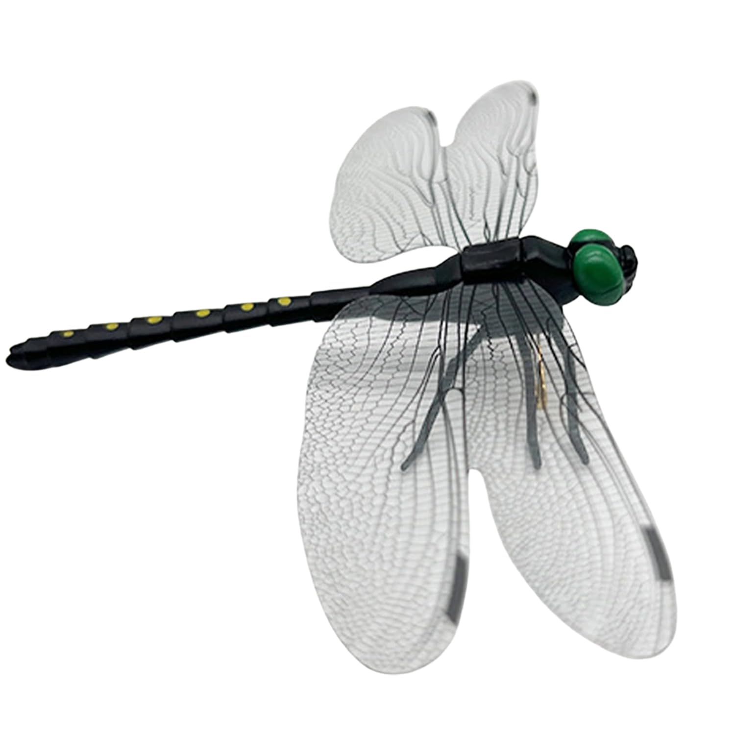 Dragonfly Clip Black worn on a backpack during hiking