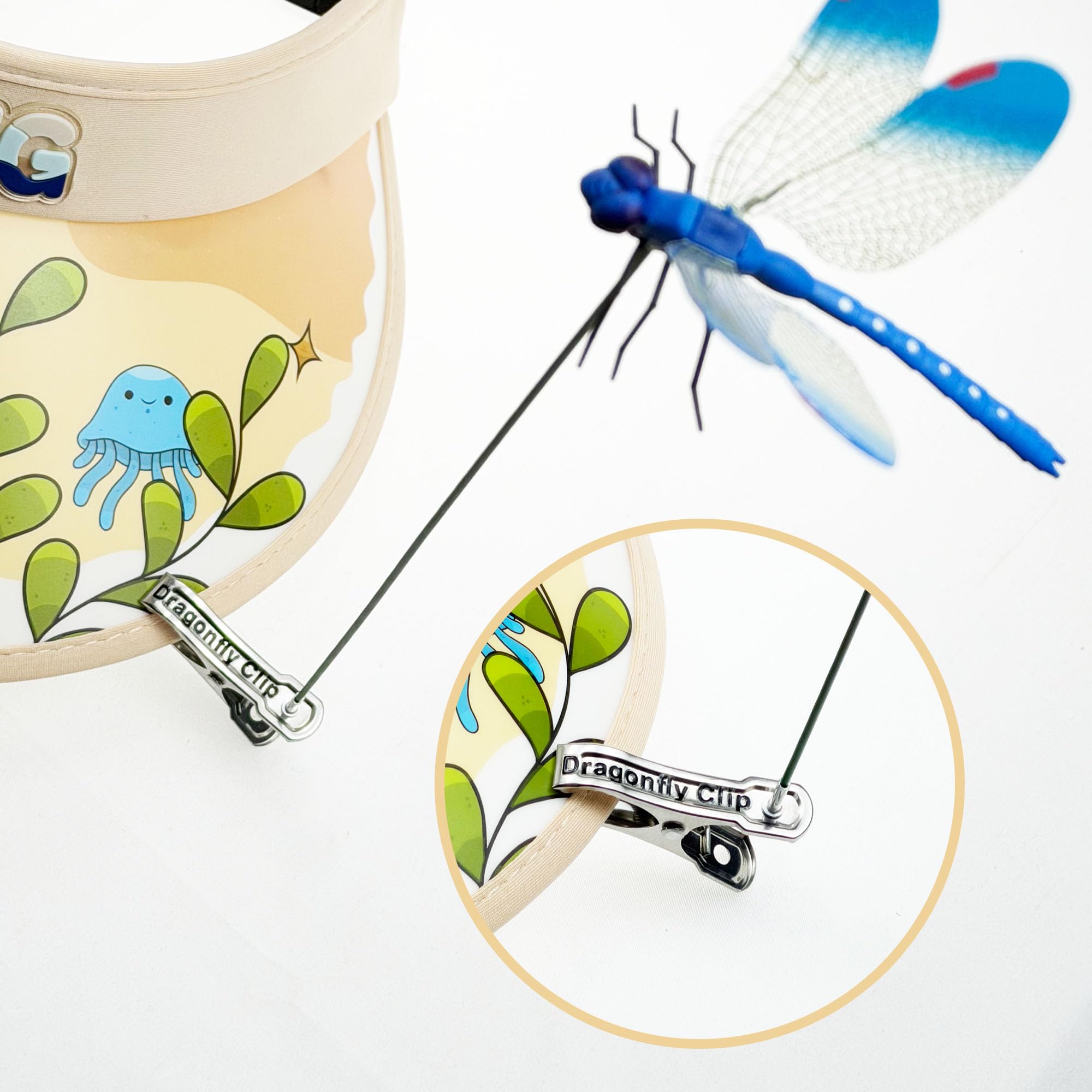 Dragonfly Clip bottom clip with fastening tool for secure setup