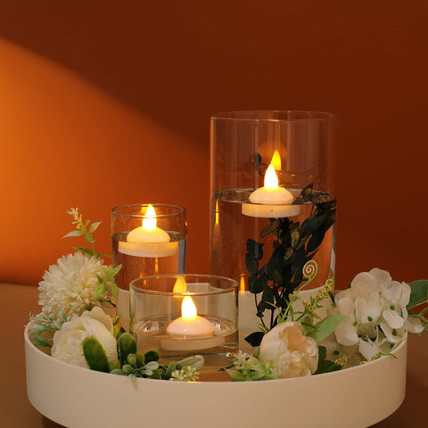 DragonflyDreams floating tealights enhance spa or bath with soft flicker